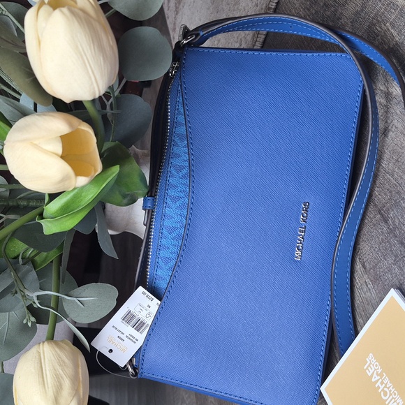 Michael Kors Handbags - Michael Kors Arden Medium Crossbody Bag Galaxy blue